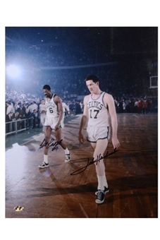 Bill Russell and John Havlicek Signed 16x20 Photo